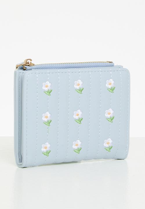 Pop Candy - Floral wallet - blue