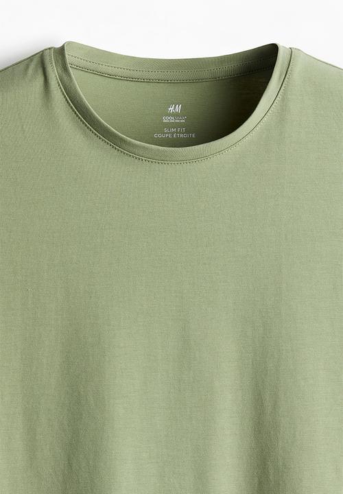 H&M - Coolmax® slim fit t-shirt - green