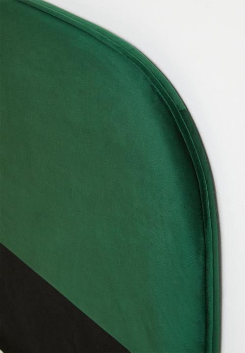 Sixth Floor - Christina bed-emerald green