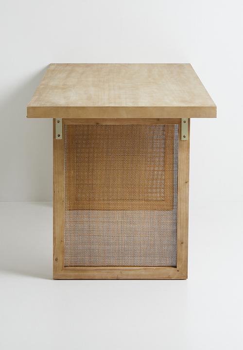 Sixth Floor - Memphis dining table rattan - natural