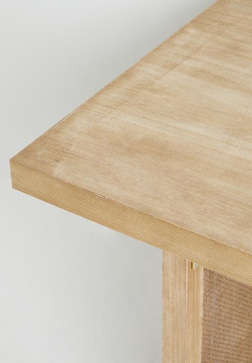Sixth Floor - Memphis dining table rattan - natural