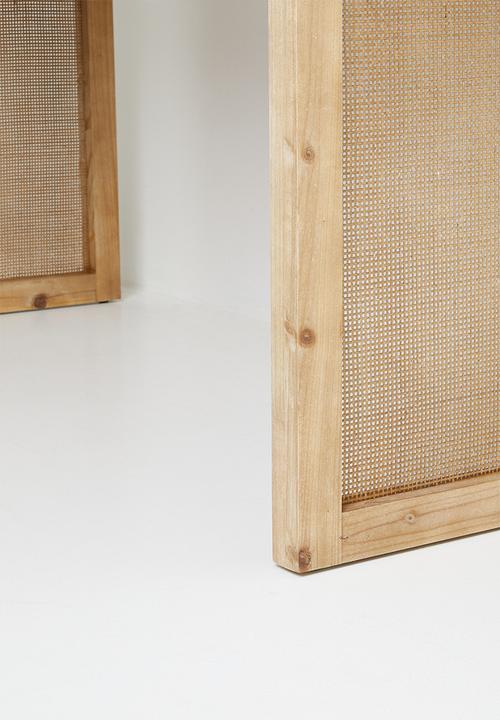 Sixth Floor - Memphis dining table rattan - natural