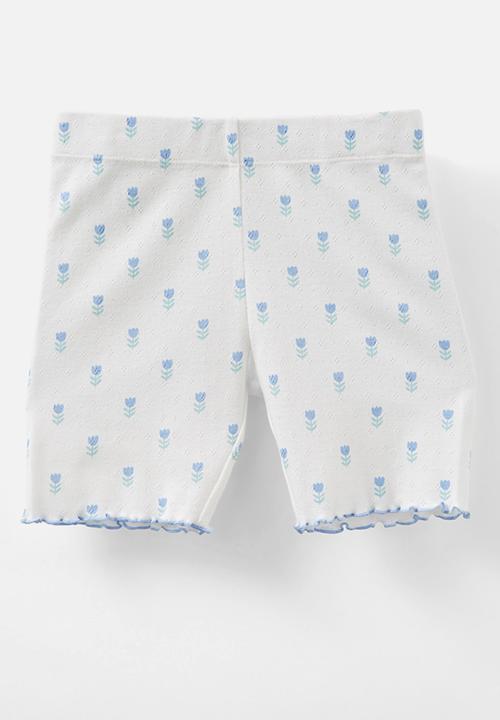 Cotton On - Ella short sleeve pyjama set - vanilla/tulip stamp