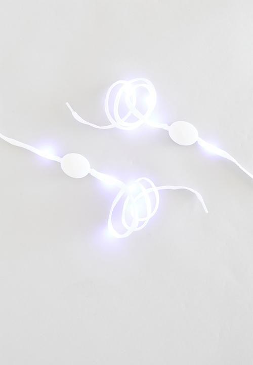 Pop Candy - Luminous shoe laces - white