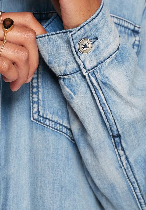 MINKPINK - Western flick split back shirt