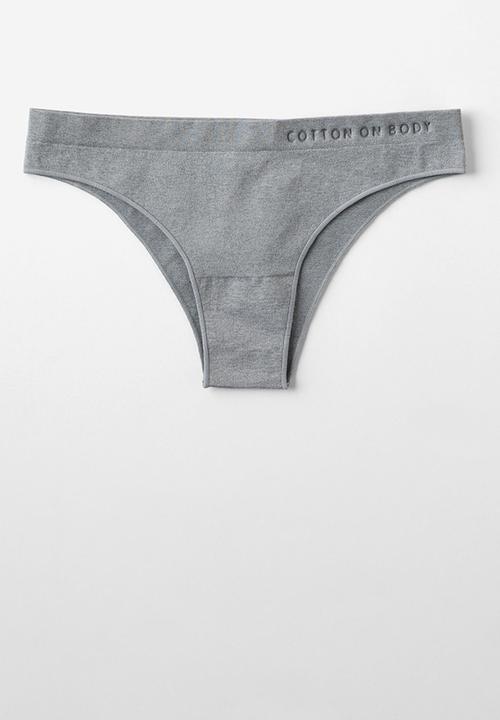 Cotton On - Seamless Hipster Cheeky Brief 3 Pack - Multi
