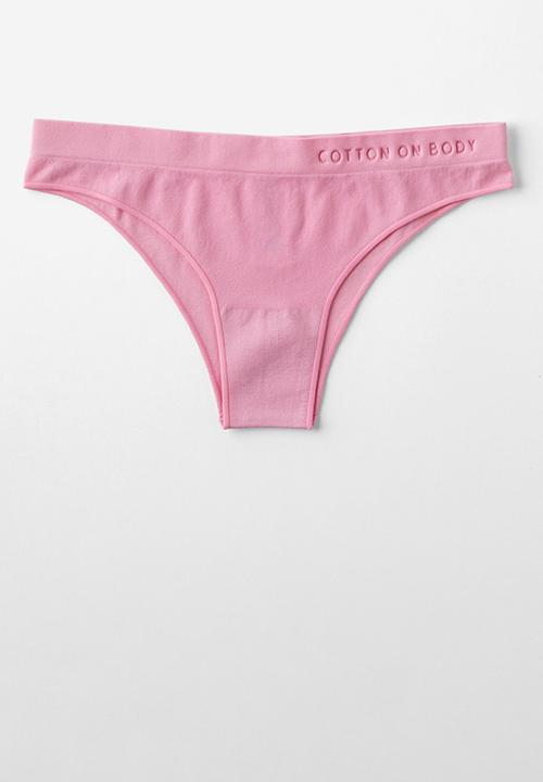 Cotton On - Seamless Hipster Cheeky Brief 3 Pack - Multi