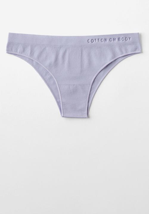 Cotton On - Seamless Hipster Cheeky Brief 3 Pack - Multi
