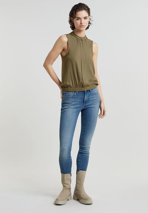 G-STAR - 3301 Skinny Jeans  Wmn - Faded Blue Geode