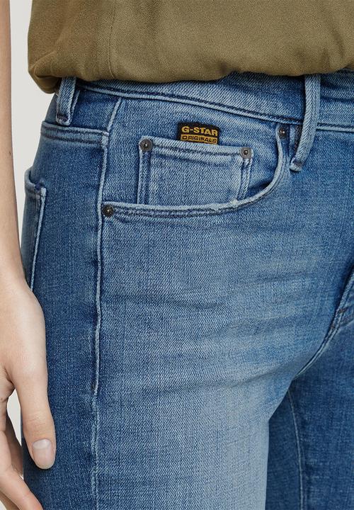 G-STAR - 3301 Skinny Jeans  Wmn - Faded Blue Geode