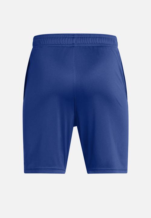 Under Armour - UA Tech Logo Shorts - Tech Blue/Morph Green