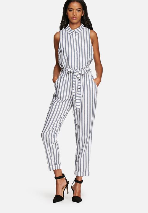 MINKPINK - Chloe stripe sleeveless shirt