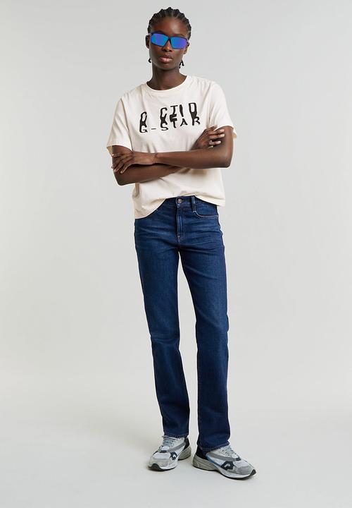 G-STAR - Strace Straight Jeans Wmn - Blue