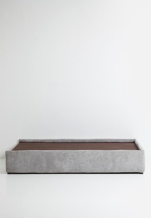 Sixth Floor - Milo Bed Base - smoke