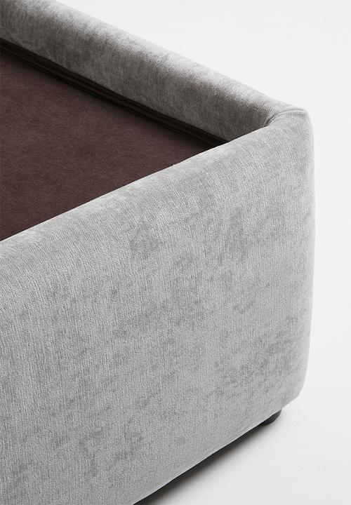 Sixth Floor - Milo Bed Base - smoke