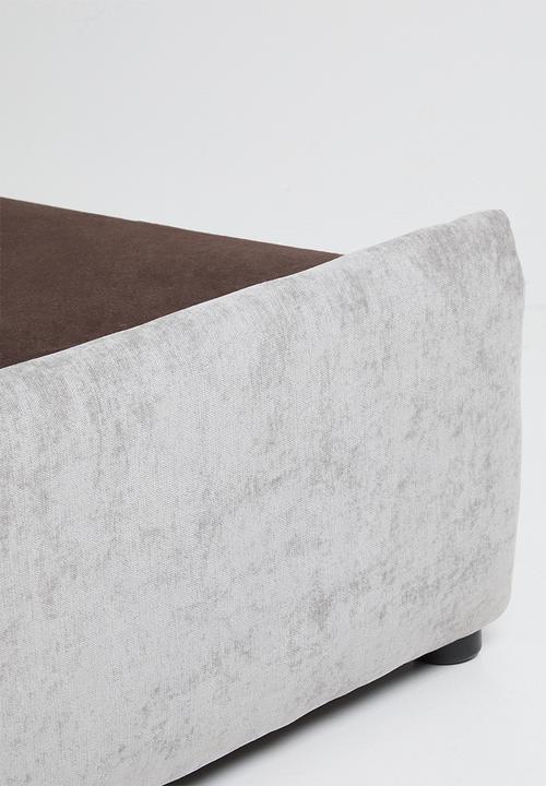 Sixth Floor - Milo Bed Base - smoke