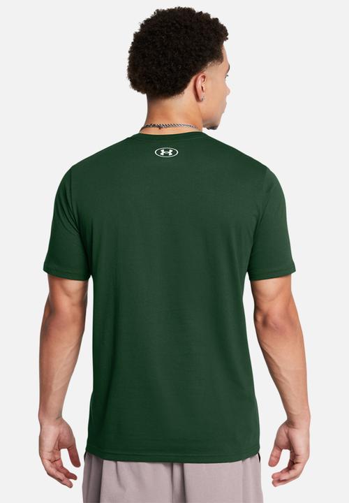 Under Armour - UA SPORTSTYLE LOGO UPDATE SS - Forest Green & White