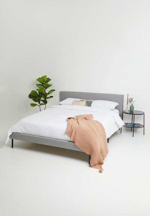 Sixth Floor - Allison bed - charcoal
