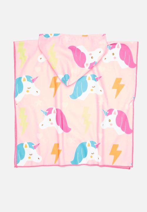 Pop Candy - Unicorn hooded towel - pink