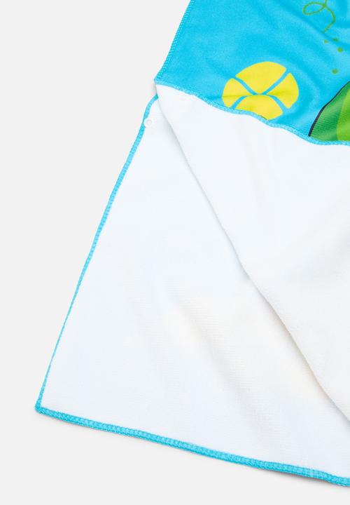 Pop Candy - Hooded towel - blue & green