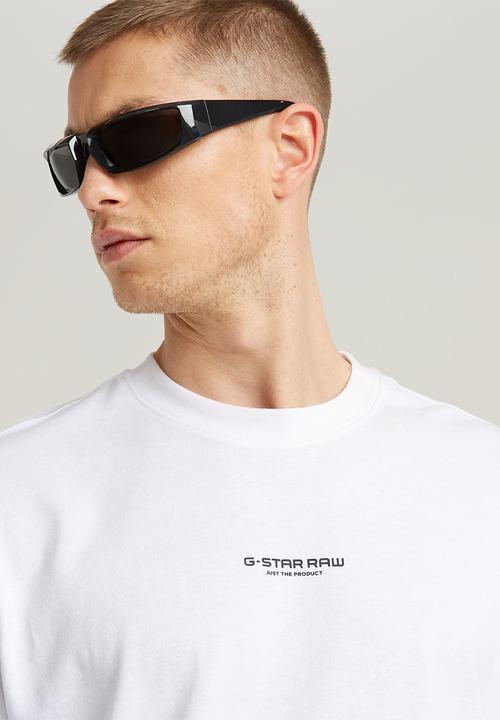 G-STAR - Center chest boxy r t l\s - white