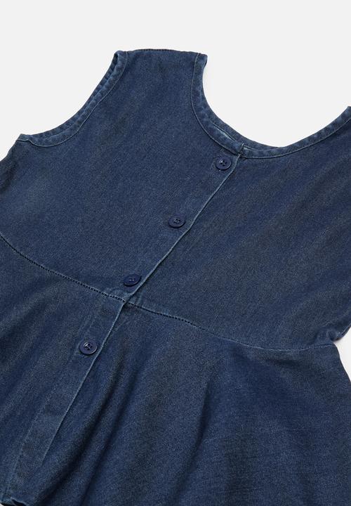 Pop Candy - Denim look top & pants set - blue