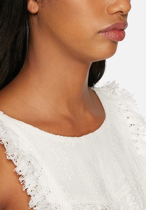 MINKPINK - Young empire lace crop top