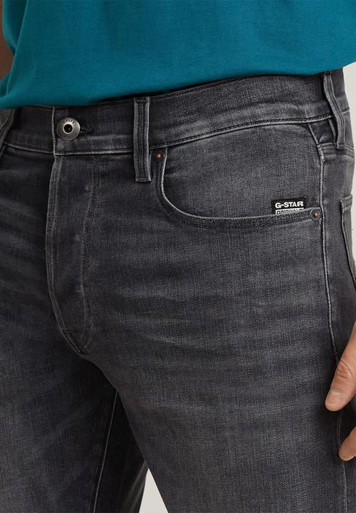 G-STAR - 3301 Slim - faded black magnet