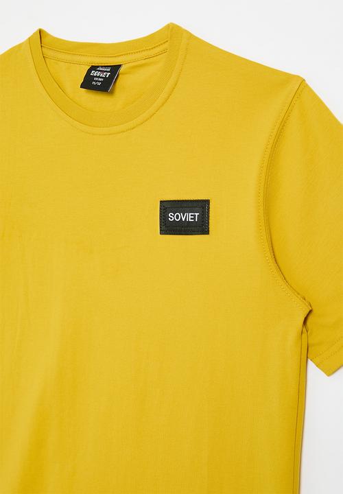 SOVIET - Boys fashion tee - mustard2