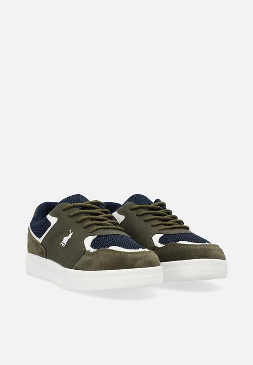 POLO - Colour block sneaker - olive
