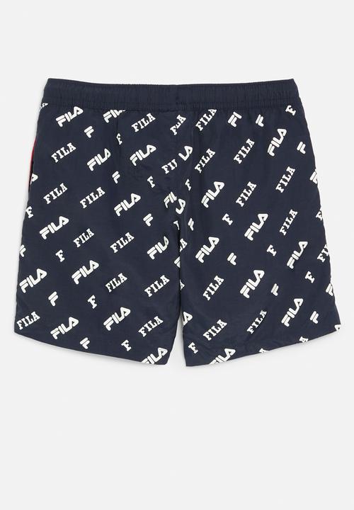 FILA - Ellis Shorts - Fila Blue Aop/Fila Red
