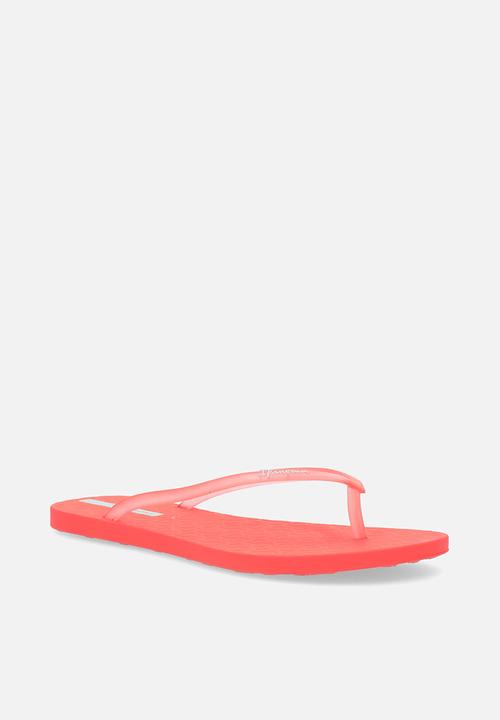 Ipanema - Easy flip flop - red clear