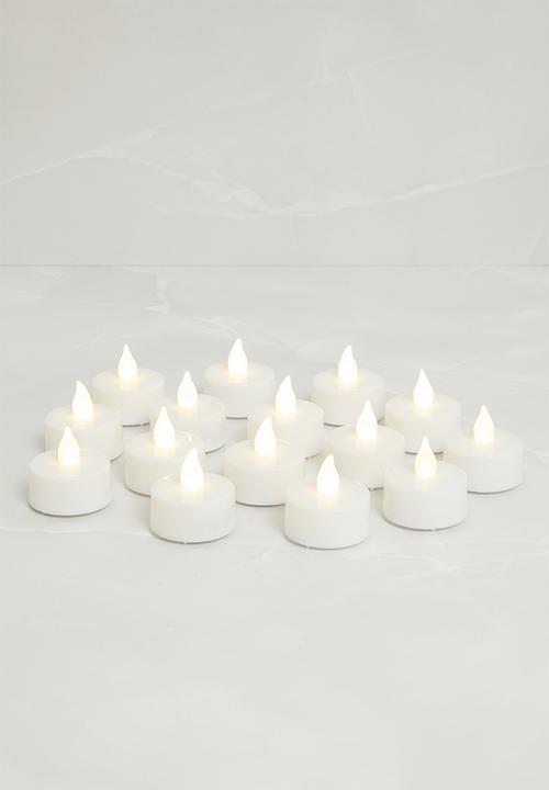 H&S - Flick LED Tealights - White