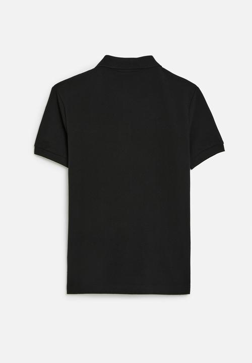 POLO - Boys preston short sleeve active golfer - black