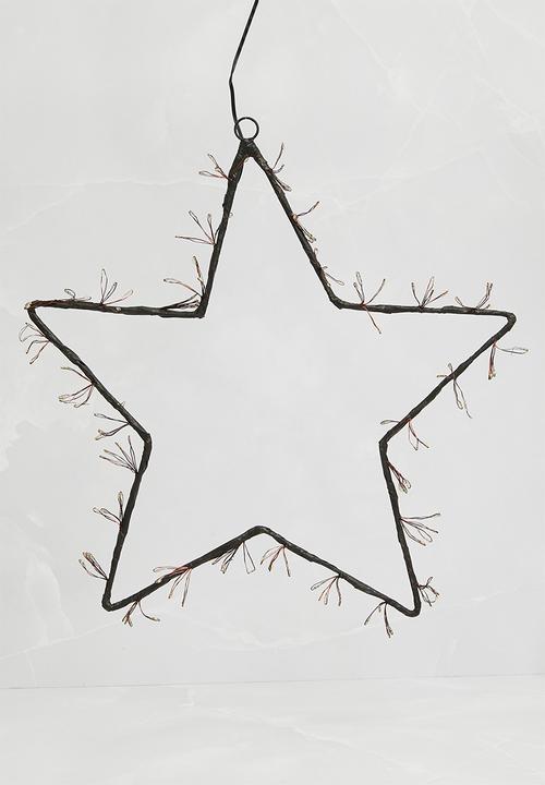 H&S - Star with Firework Effect - Brown