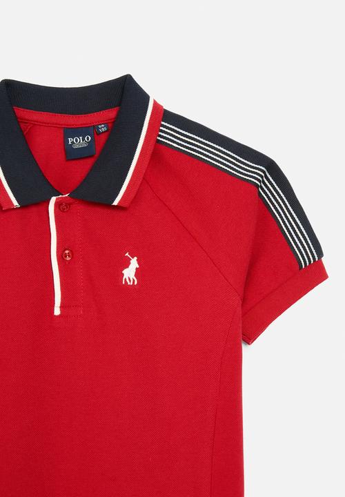 POLO - Boys jackson raglan sleeve golfer - samba red