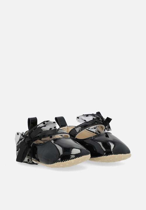 Pop Candy - Patent bow decor pumps - black