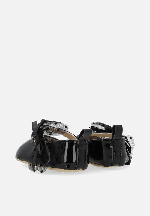 Pop Candy - Patent bow decor pumps - black