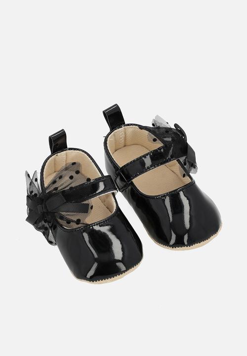 Pop Candy - Patent bow decor pumps - black