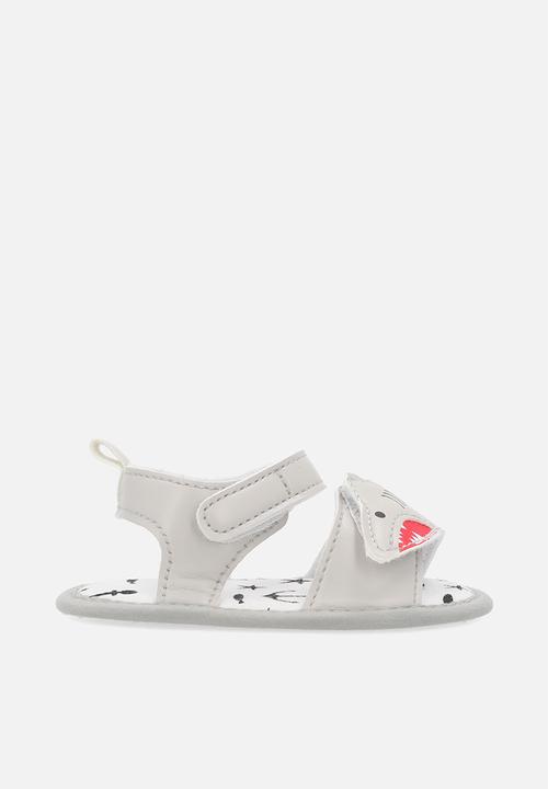 Pop Candy - Shark sandals - grey