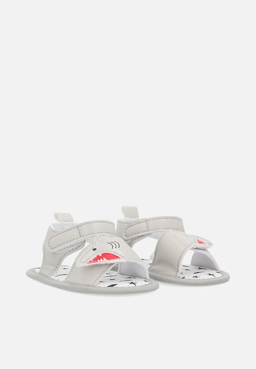 Pop Candy - Shark sandals - grey