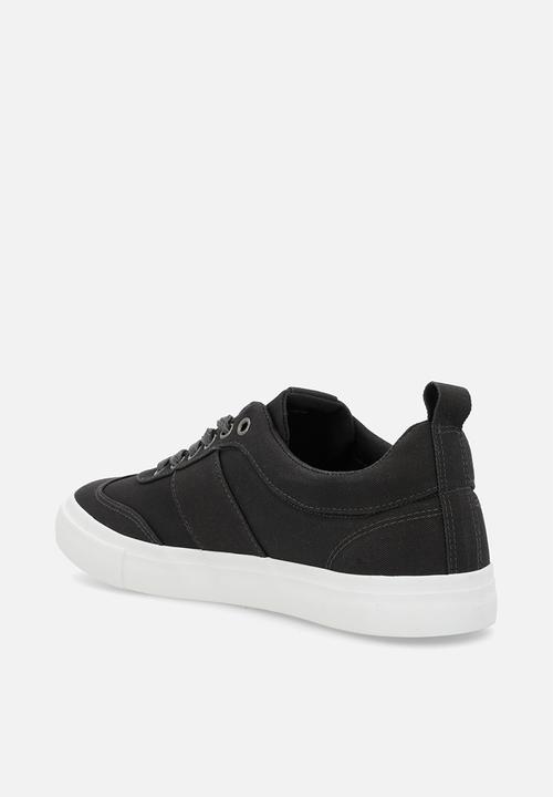 POLO - Side flash canvas sneaker - grey