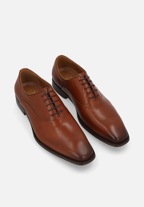 POLO - Burnished oxford lace up - brown