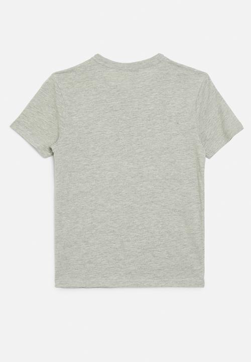 POLO - Boys carl printed ss tee - grey