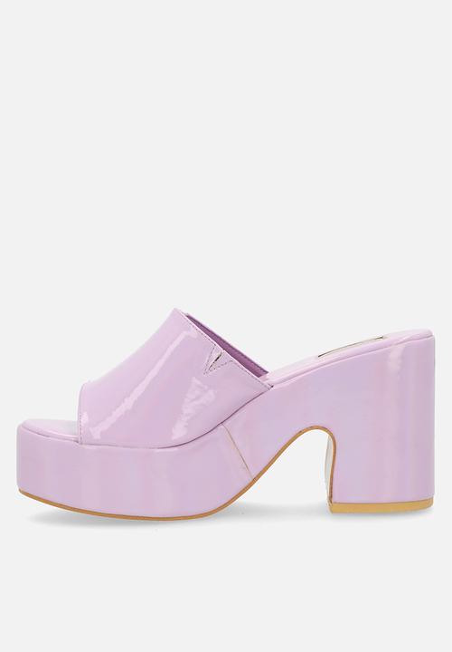 Plum - Eva platfrom heel - lilac