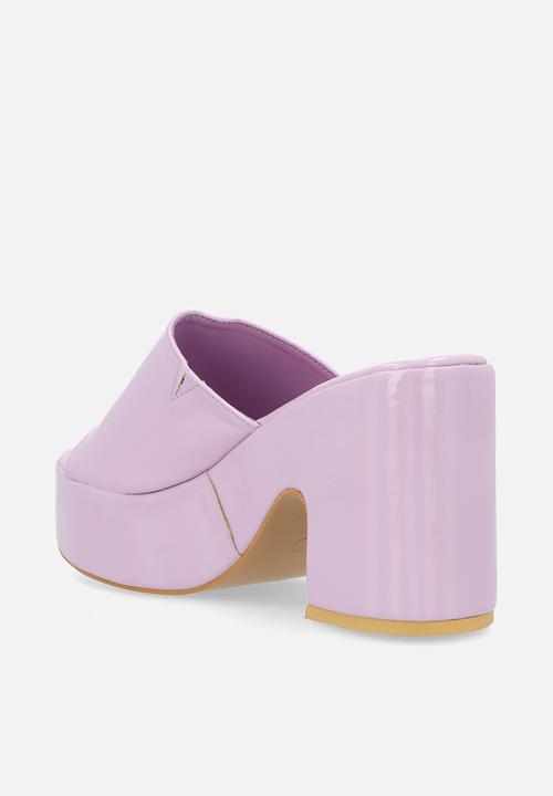 Plum - Eva platfrom heel - lilac