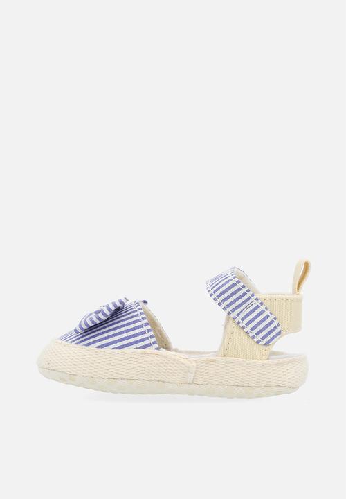 Pop Candy - Striped espadrilles - blue & white