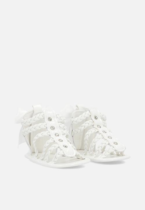 Pop Candy - Gladiator sandals-white