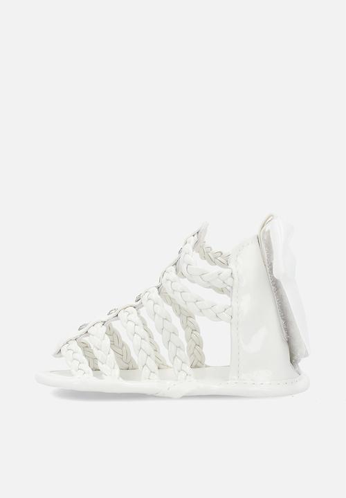 Pop Candy - Gladiator sandals-white