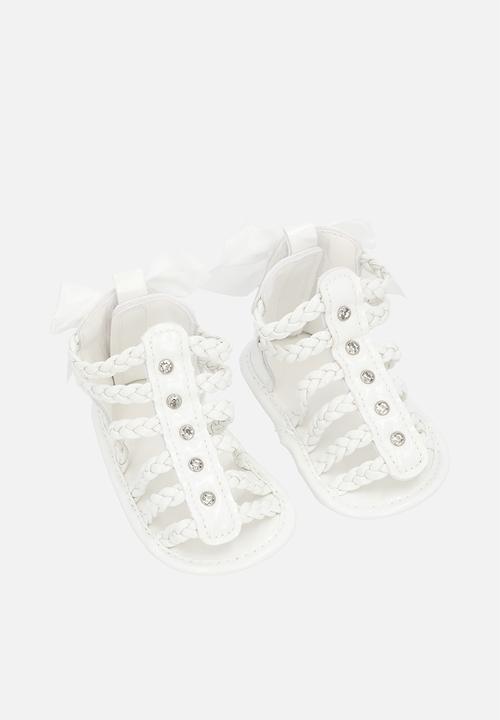 Pop Candy - Gladiator sandals-white